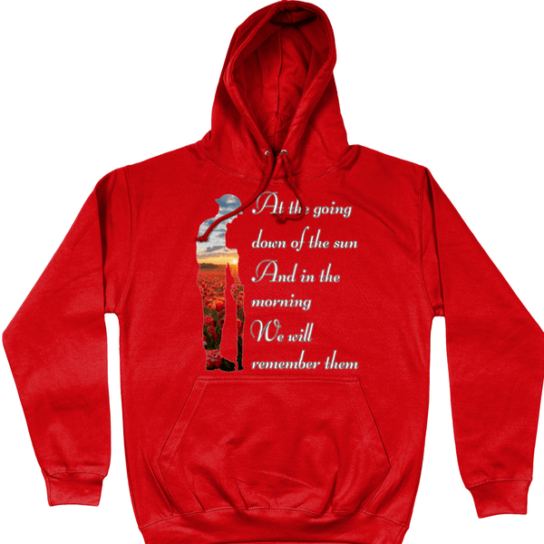 Remembrance Day Hoodie At The Going Down Of The Sun