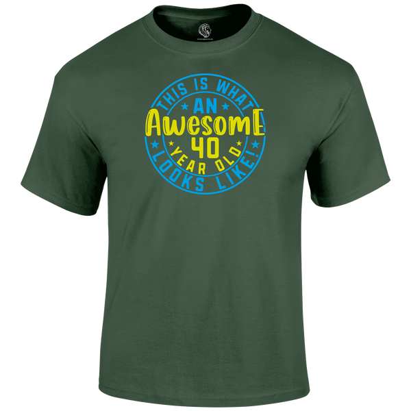 Awesome 40 Year Old T Shirt