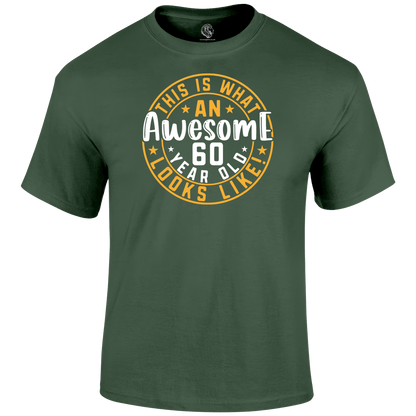 Awesome 60 Year Old T Shirt
