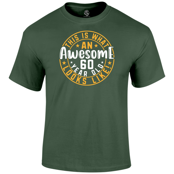 Awesome 60 Year Old T Shirt