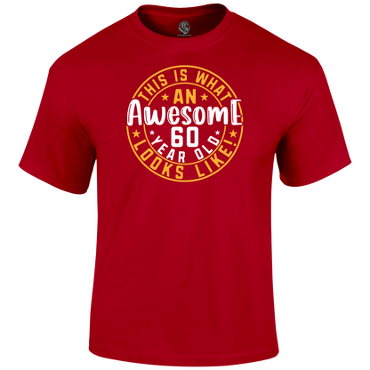 Awesome 60 Year Old T Shirt