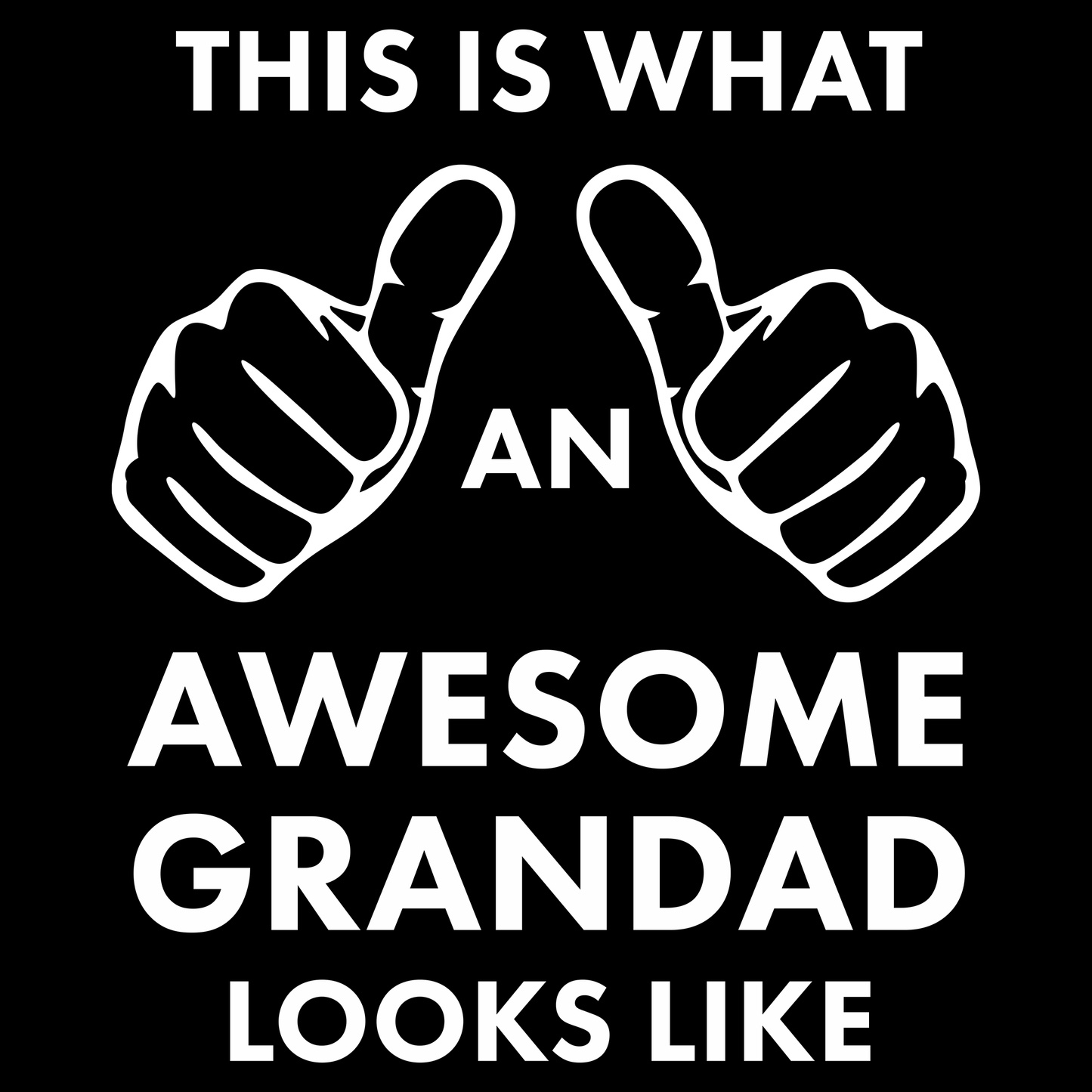 Awesome Grandad T Shirt