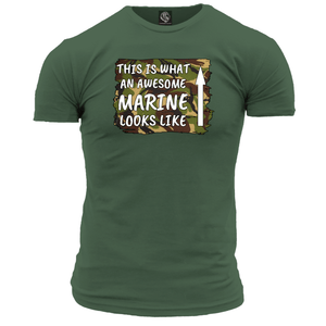 Awesome Marine T Shirt
