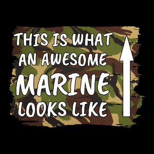 Awesome Marine T Shirt