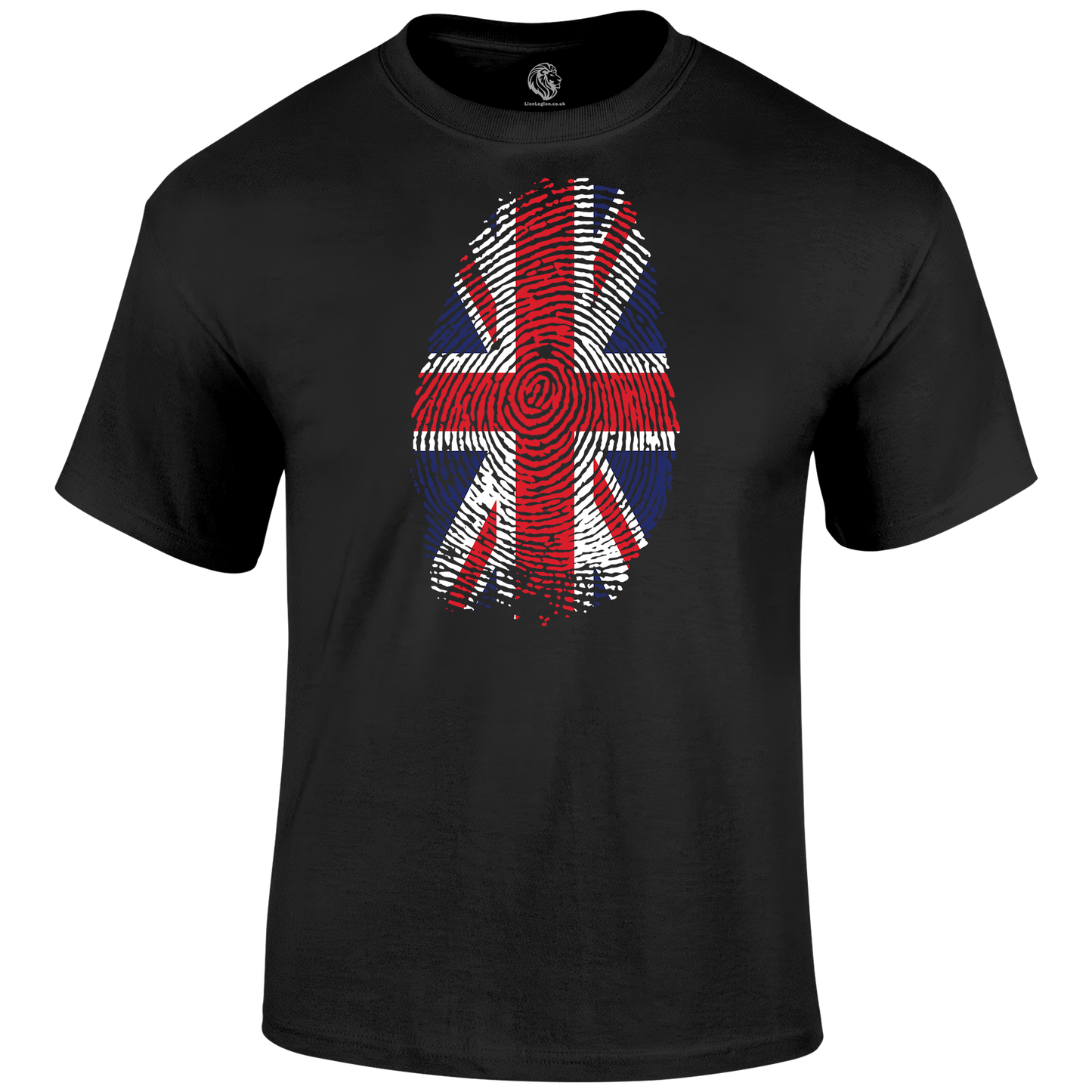 Union Jack Thumbprint T Shirt