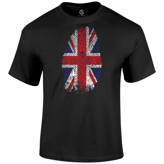 Union Jack Thumbprint T Shirt