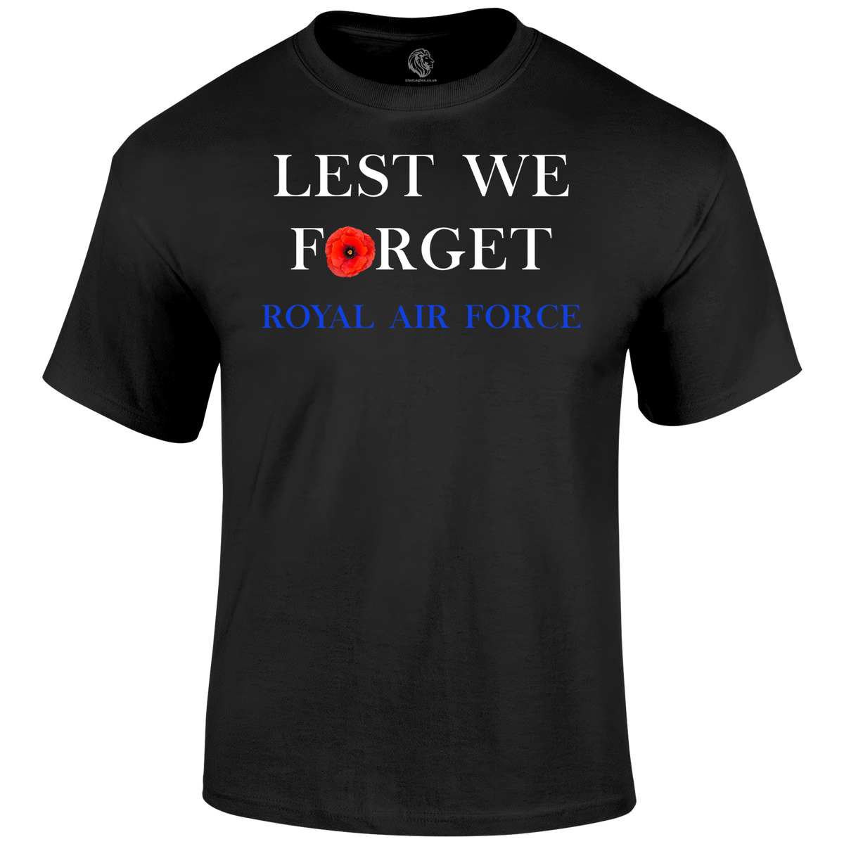 Royal Air Force Lest We Forget T Shirt