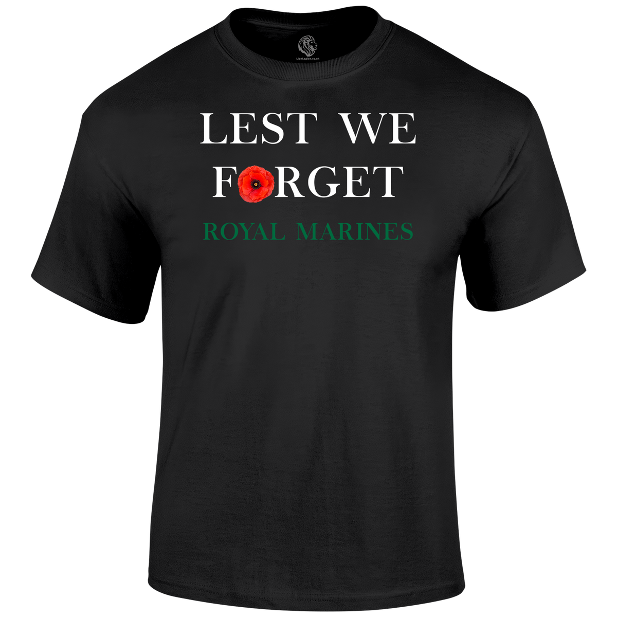 Royal Marines Lest We Forget T Shirt