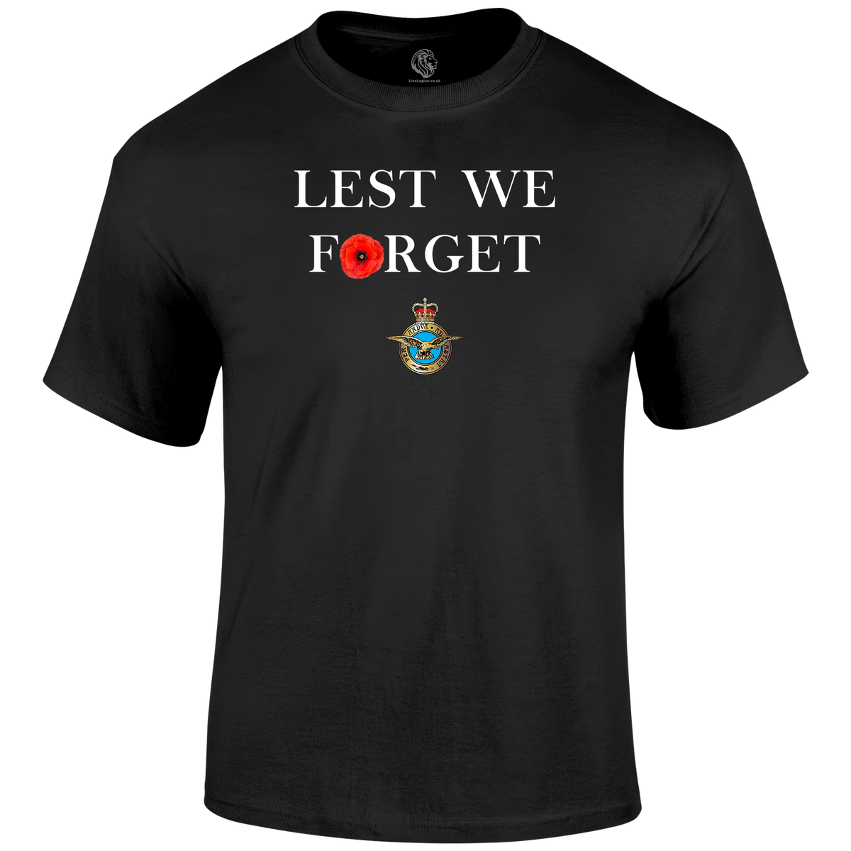 RAF Lest We Forget T Shirt