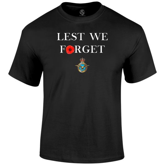 RAF Lest We Forget T Shirt