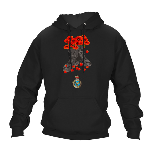 RAF Poppy Boots Hoodie