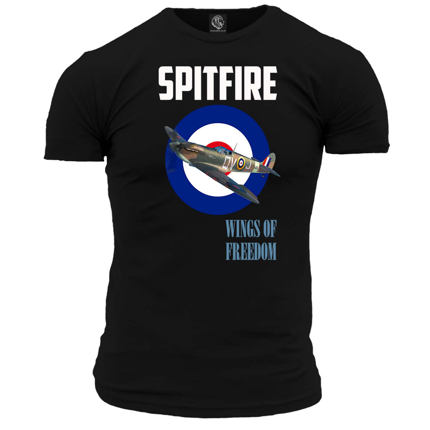 Spitfire Wings Of Freedom T Shirt