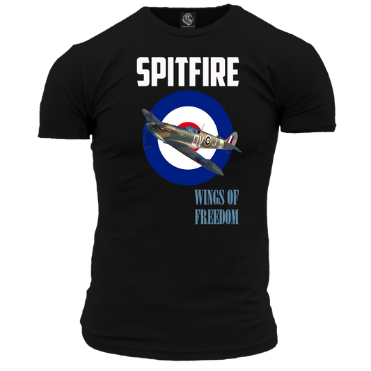 Spitfire Wings Of Freedom T Shirt