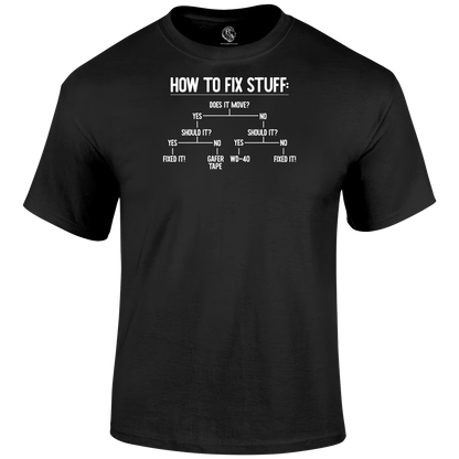 How To Fix Stuff T Shirt by Lion Legion 