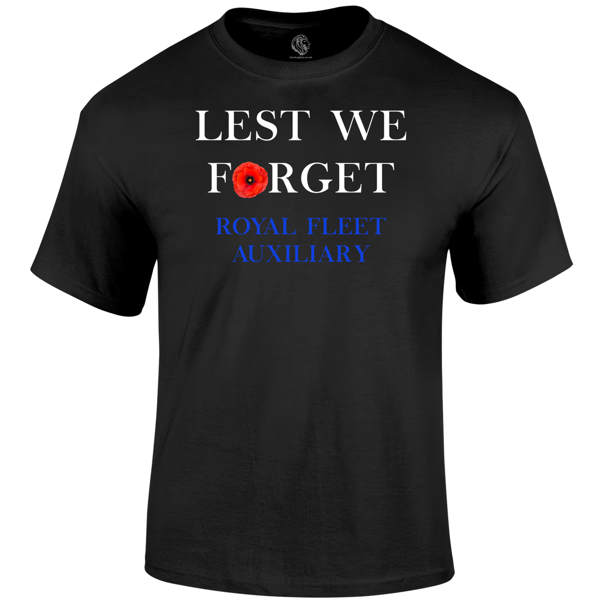 Royal Fleet Auxiliary Lest We Forget T Shirt