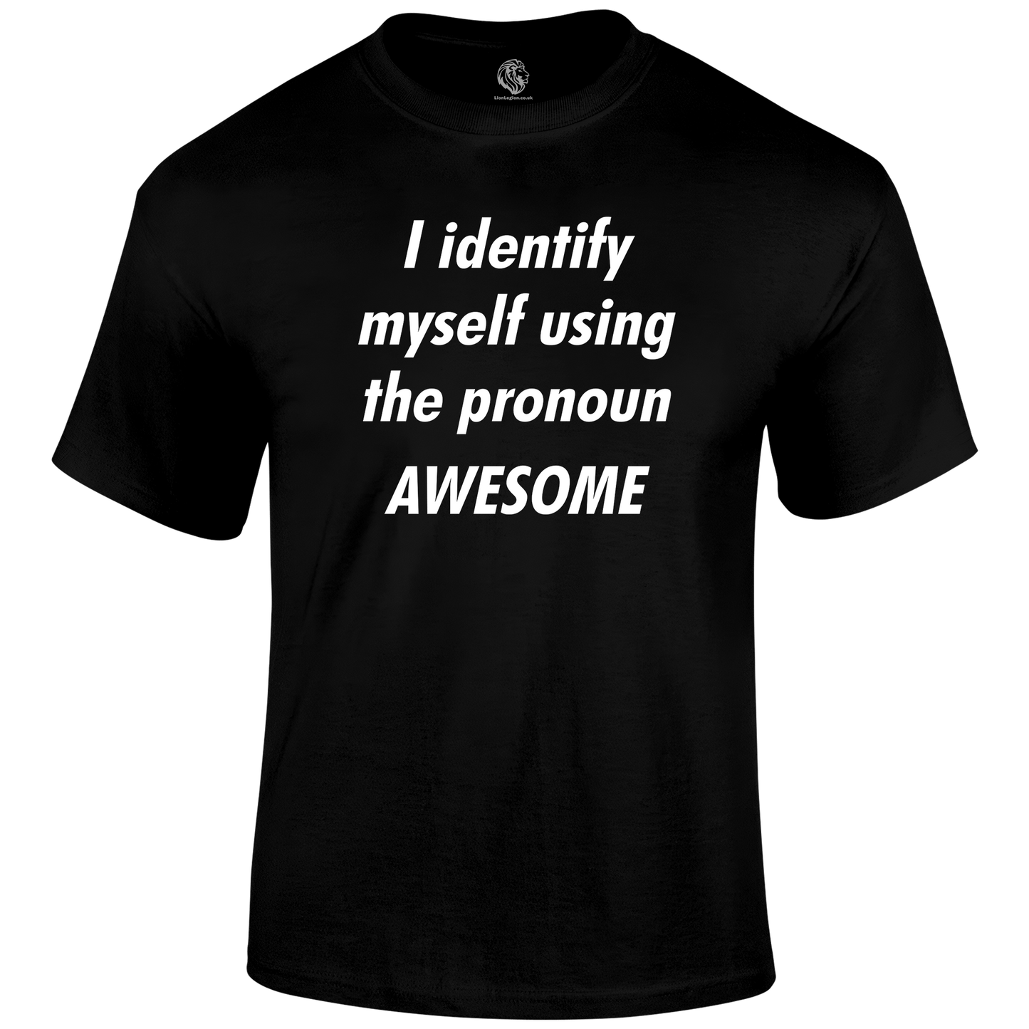 Pronoun Awesome Funny T Shirt by Lion Legion 