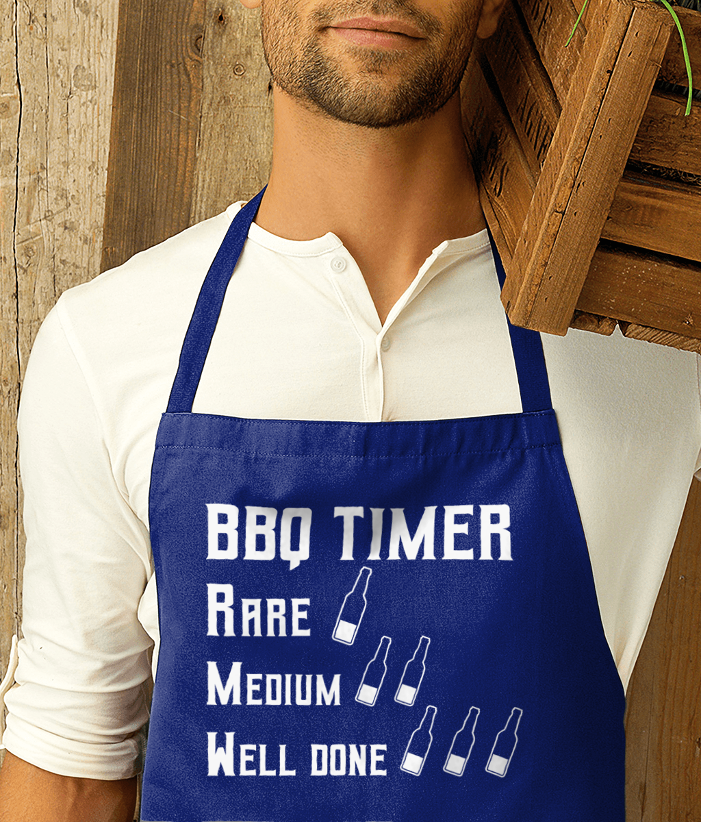 BBQ Timer Premier Cotton Apron