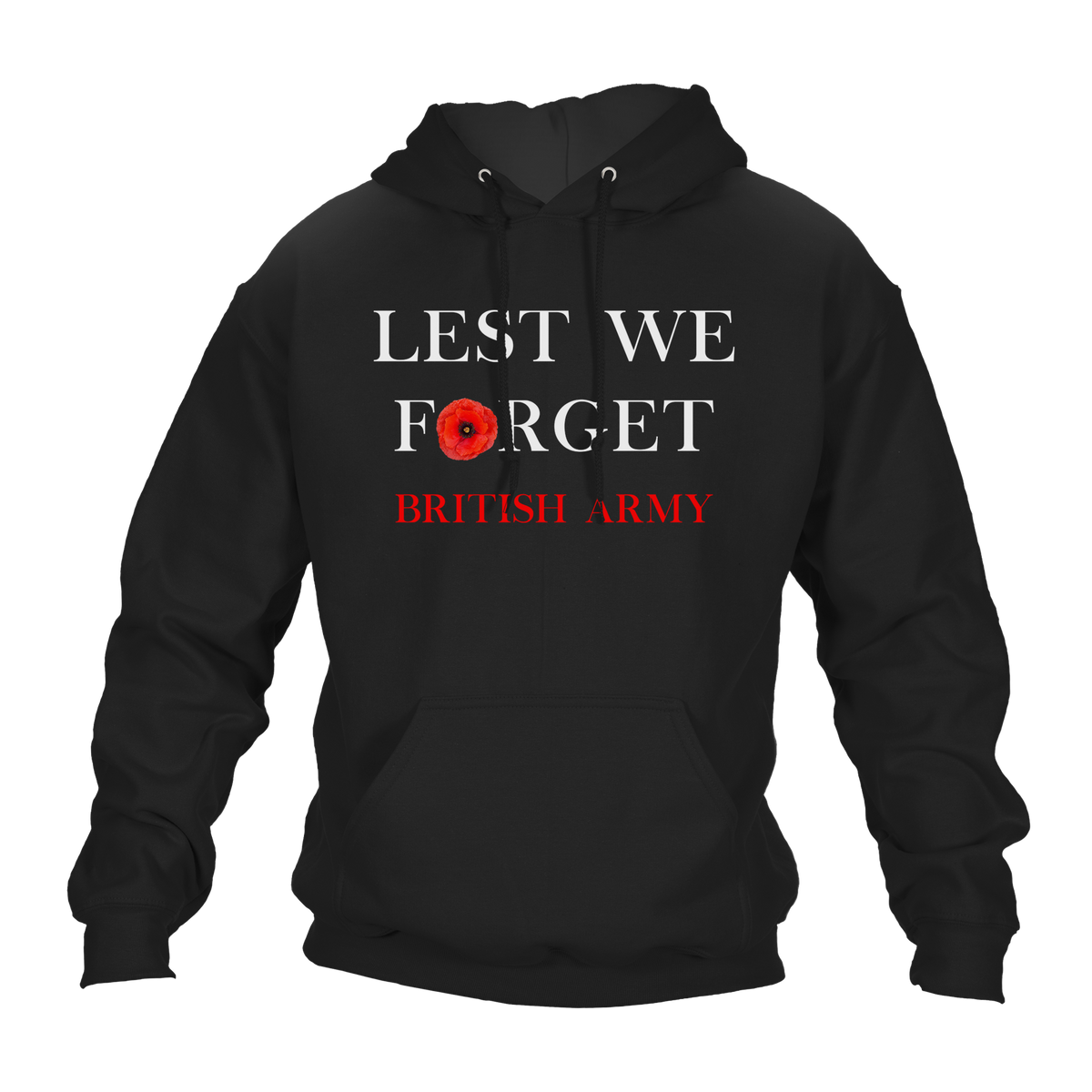 British Army Lest We Forget Hoodie