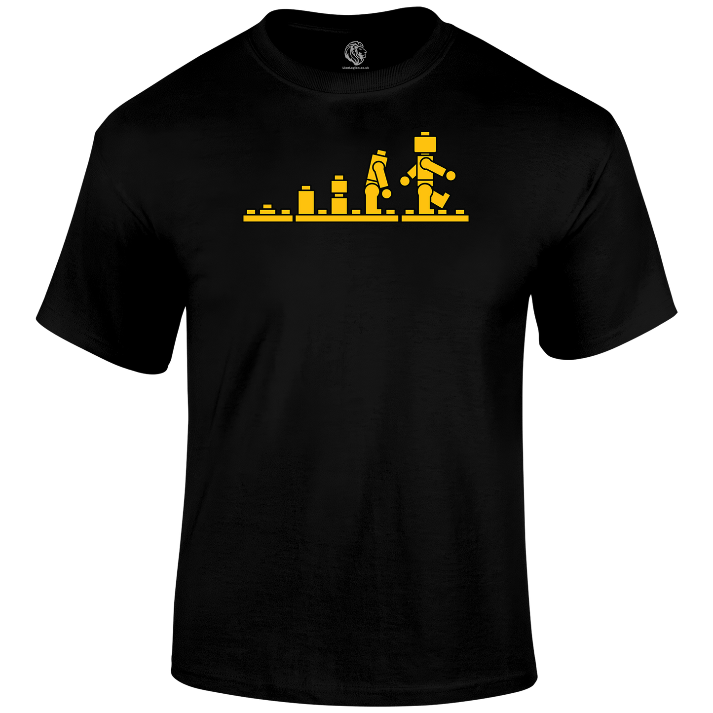 Evolution Blocks T Shirt by Lion Legion 