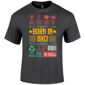 Born In 1962 T Shirt