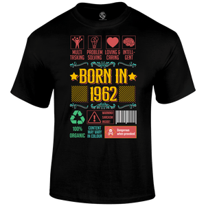 Born In 1962 T Shirt