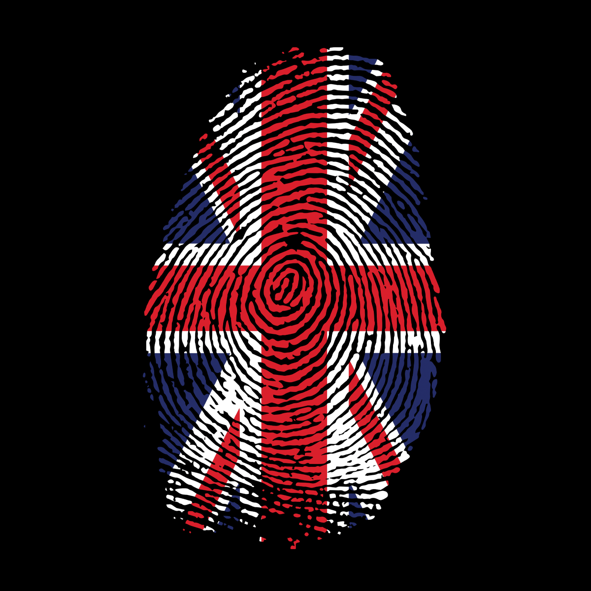 British Thumbprint T Shirt