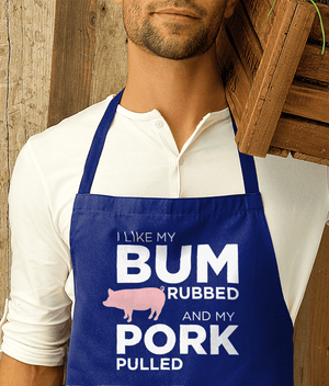 Funny Apron Bum Rubbed Premier Cotton