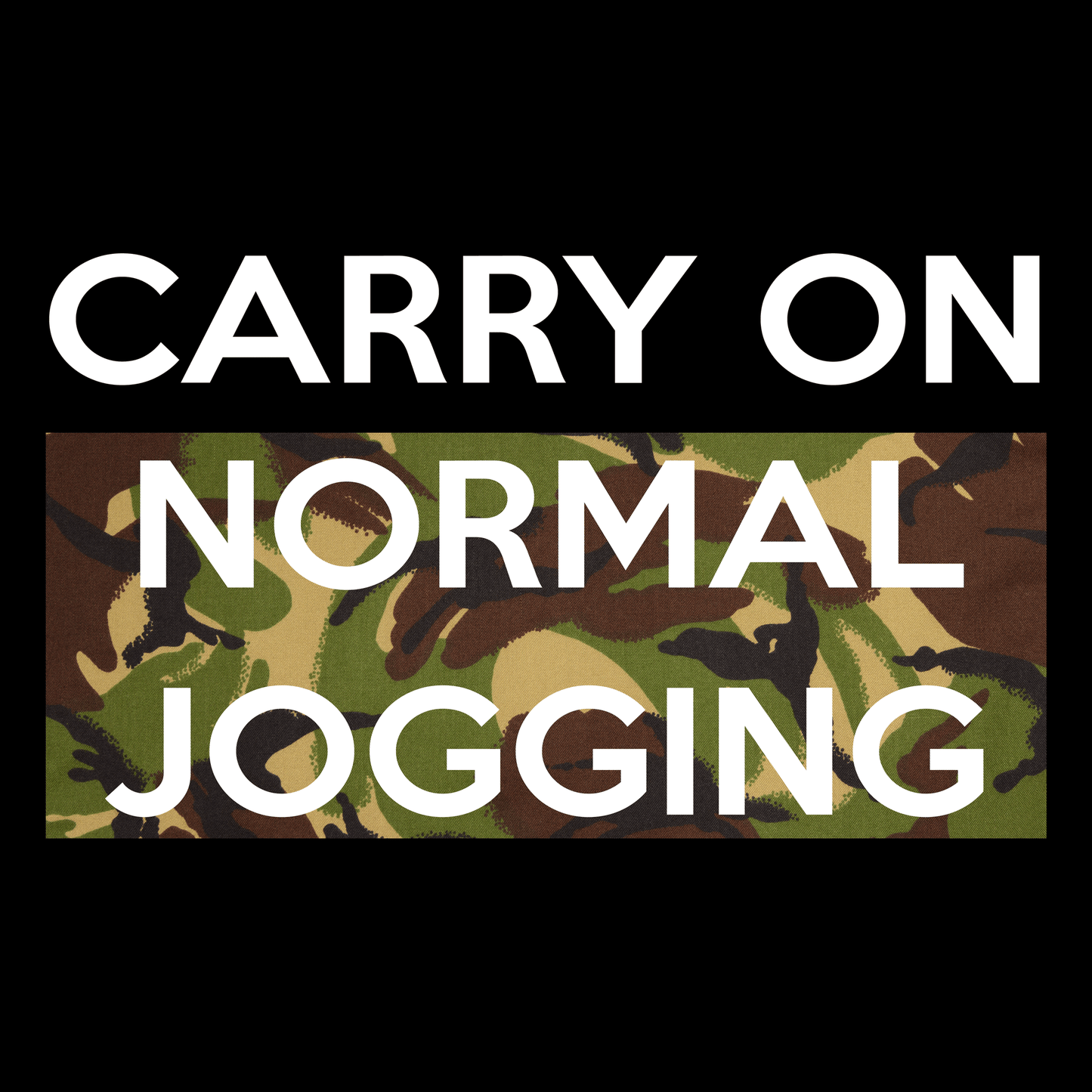 Carry On Normal Jogging Unisex T Shirt