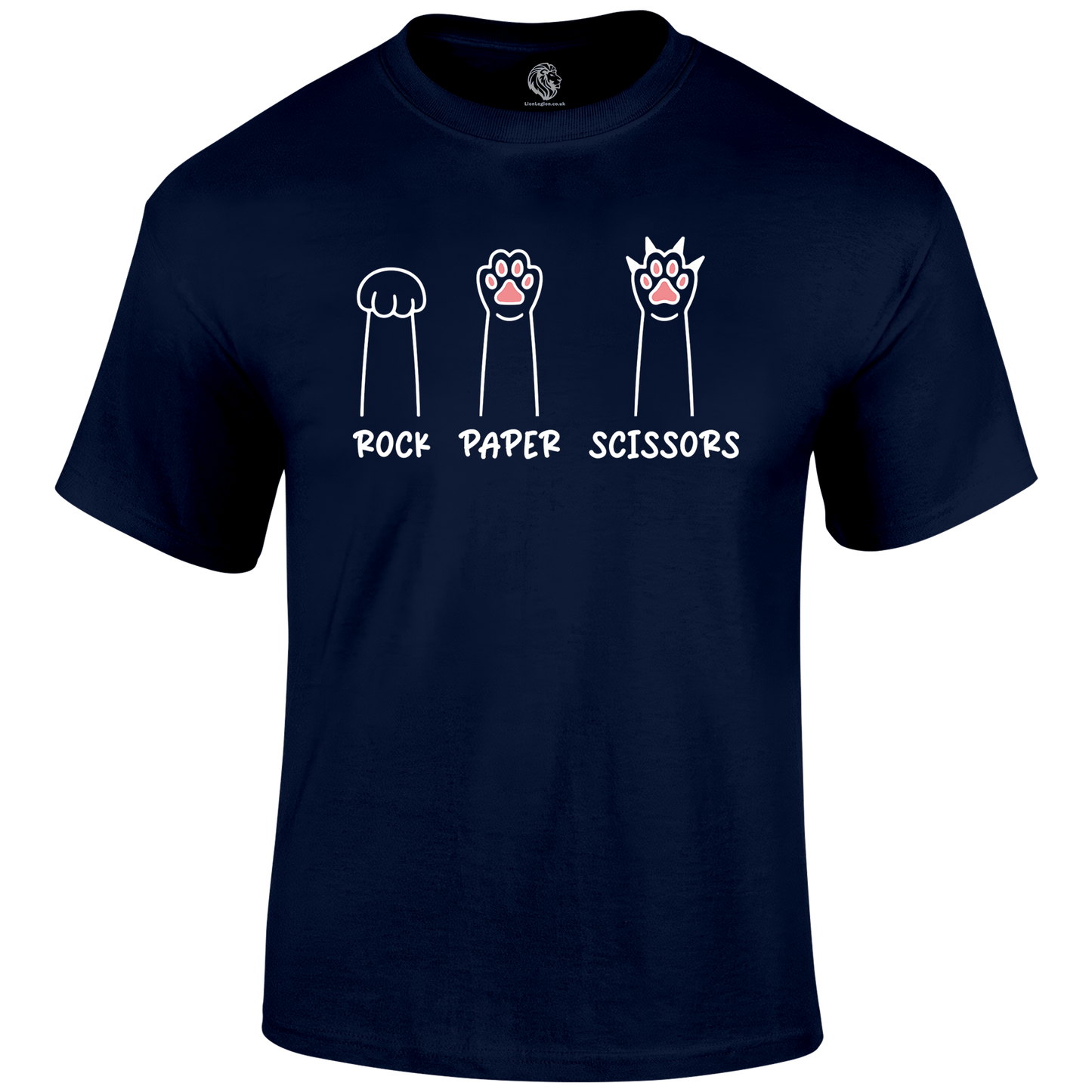 Cat Rock Paper Scissors T Shirt