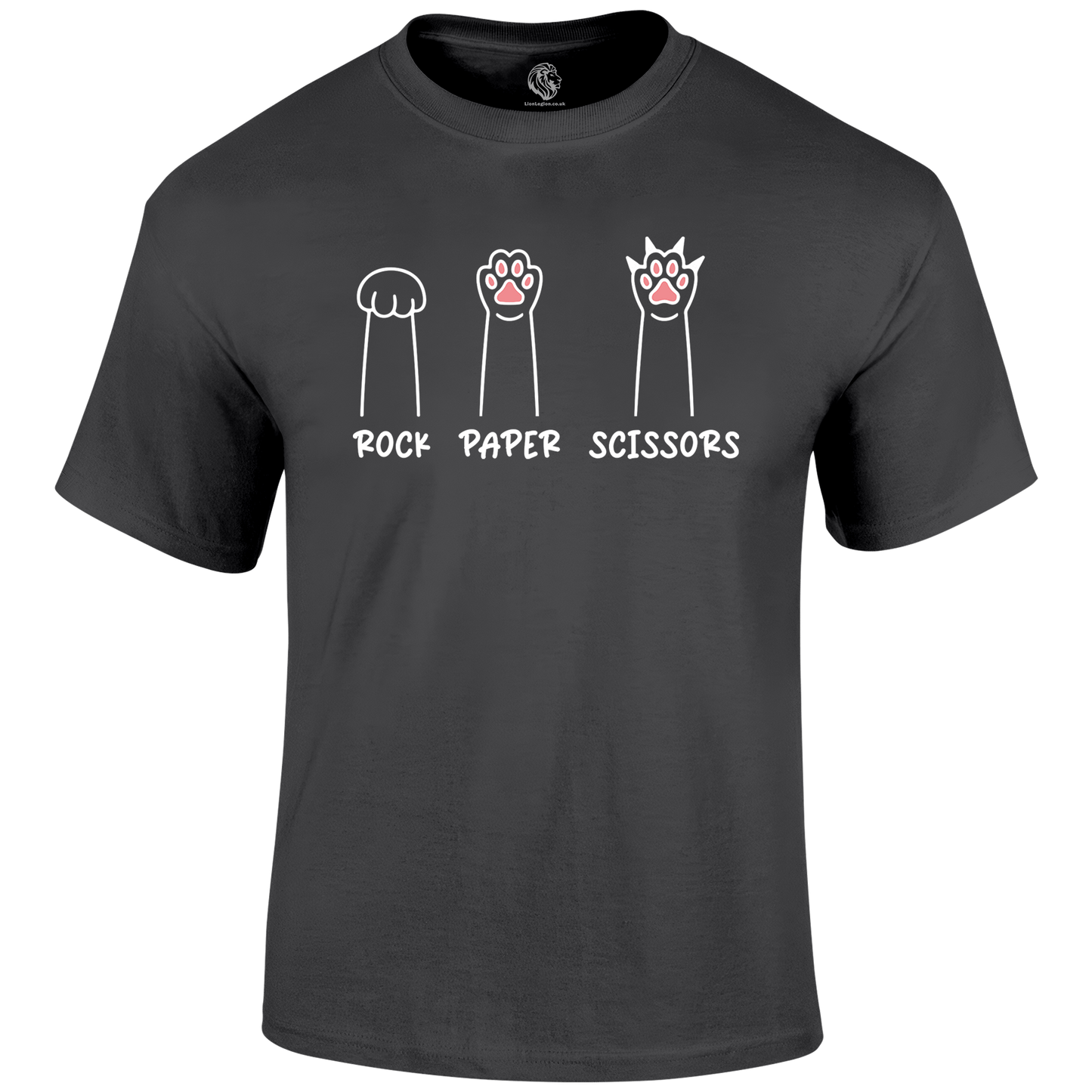 Cat Rock Paper Scissors T Shirt