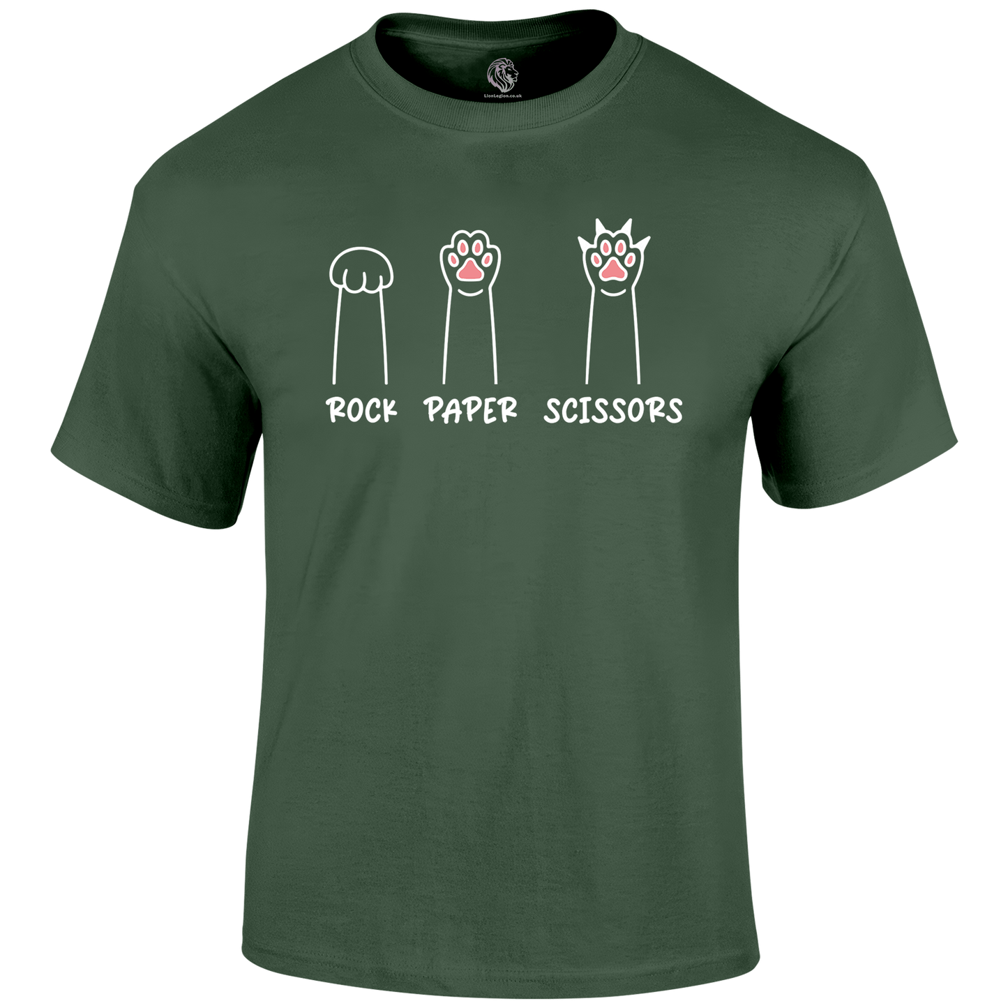 Cat Rock Paper Scissors T Shirt