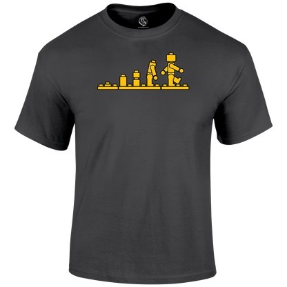 Evolution Blocks T Shirt by Lion Legion 
