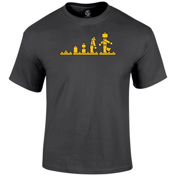 Evolution Blocks T Shirt by Lion Legion 