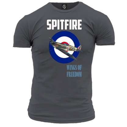 Spitfire Wings Of Freedom T Shirt