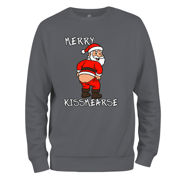 Merry KissMeArse Xmas Jumper by Lion Legion 