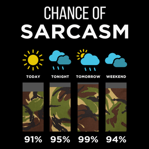 Chance Of Sarcasm Unisex T Shirt