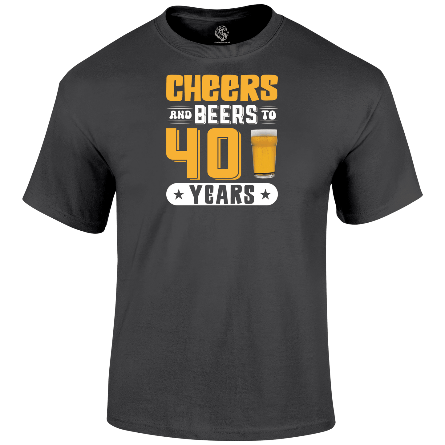 40th Birthday T Shirt Cheers And Beers 40