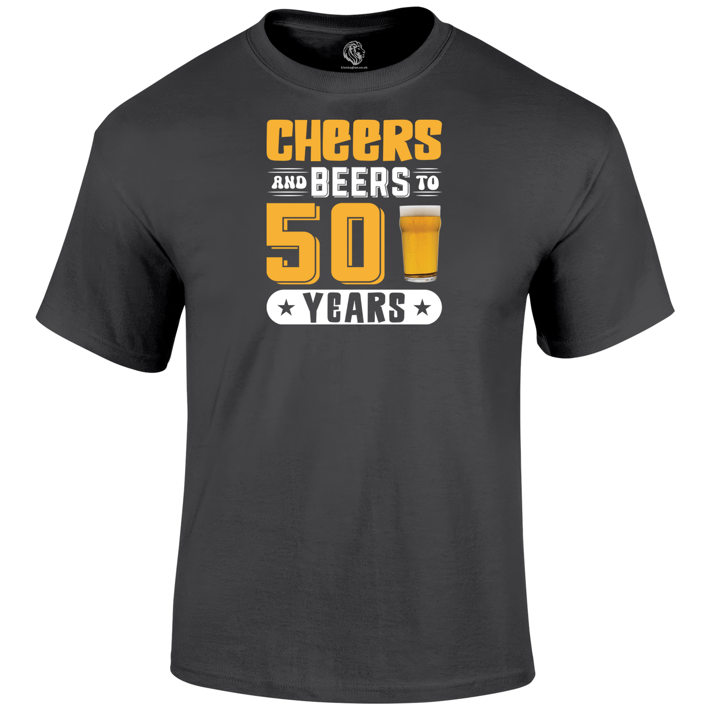 50th birthday t shirt Cheers And Beers 50