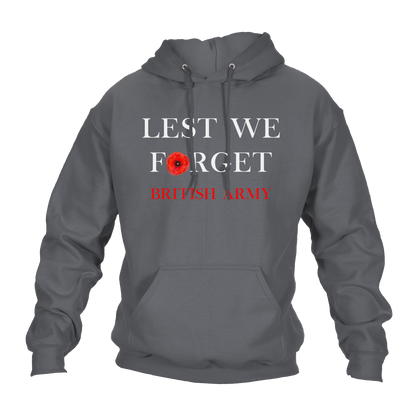 British Army Lest We Forget Hoodie