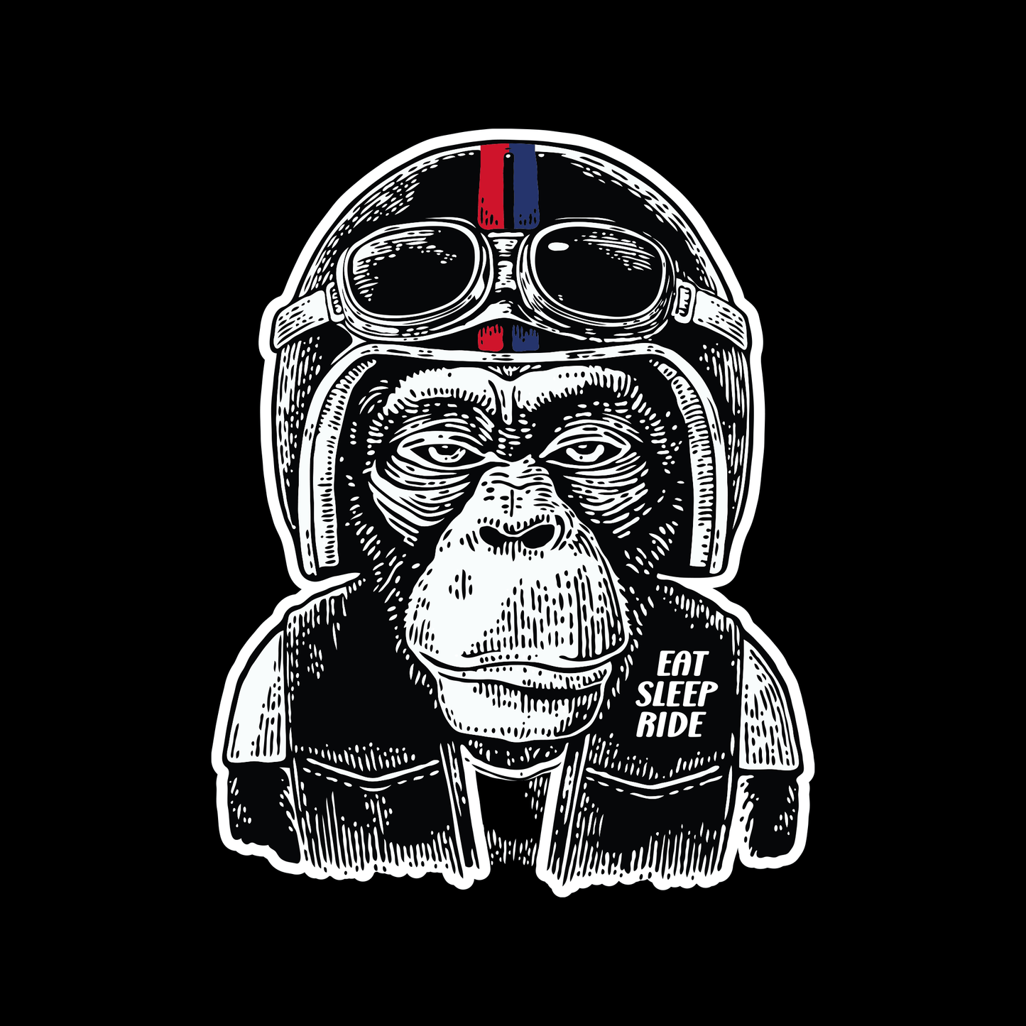Chimp Rider T Shirt