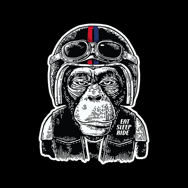 Chimp Rider T Shirt