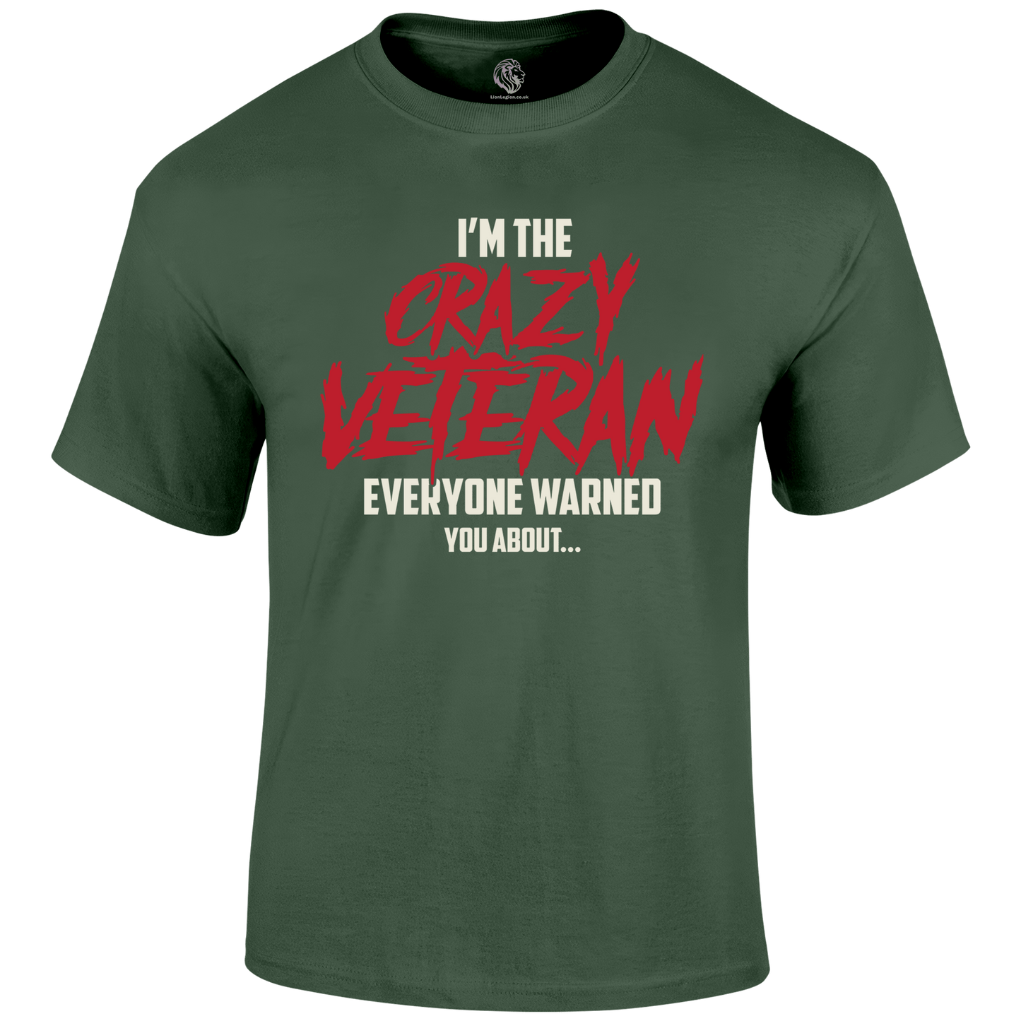 Crazy Veteran T Shirt