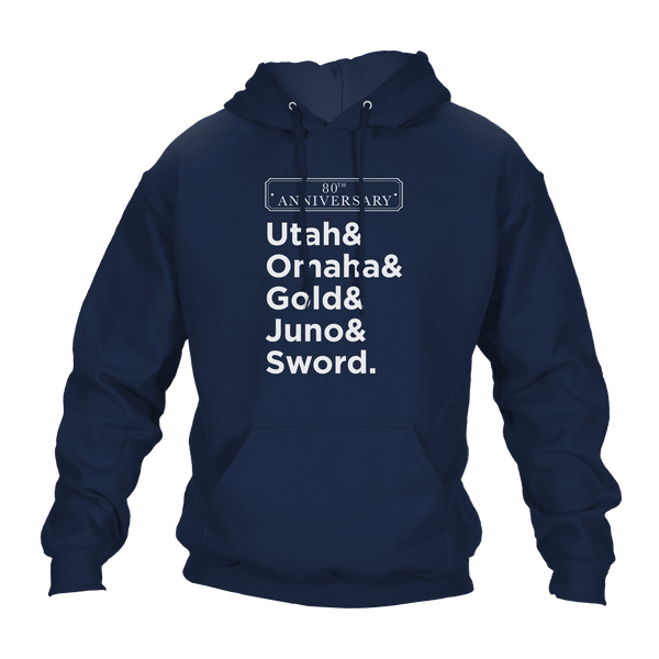 D Day Shirt Beaches 80 Hoodie