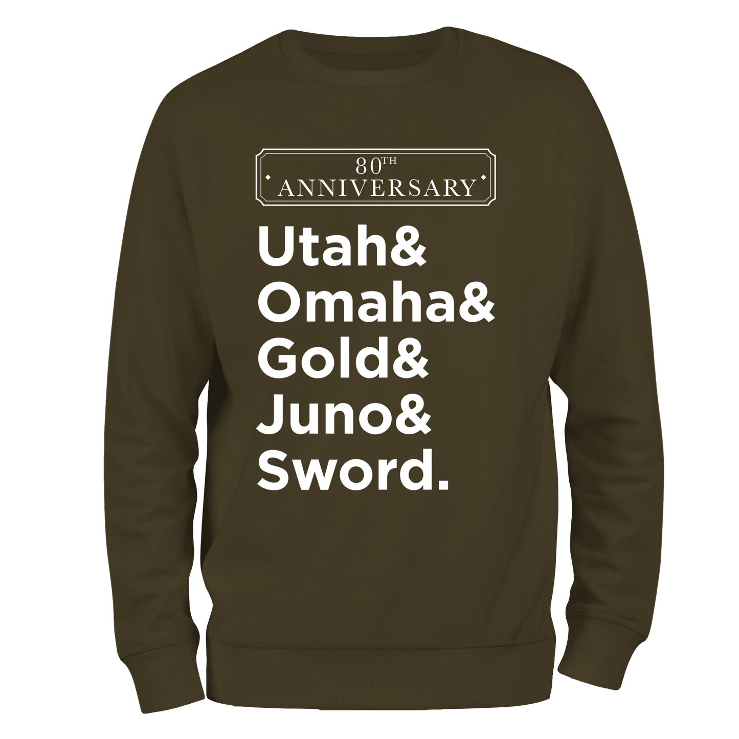 D Day Sweatshirt Beaches 80