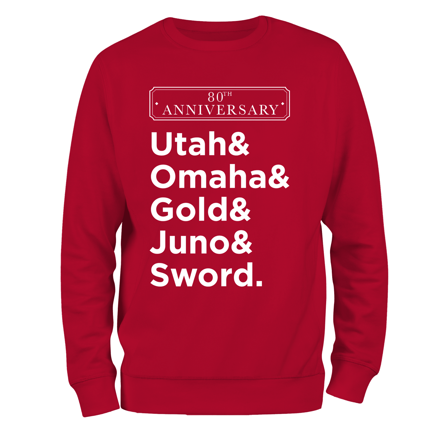 D Day Sweatshirt Beaches 80