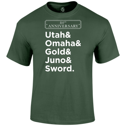 D Day Shirt Beaches 80 T Shirt