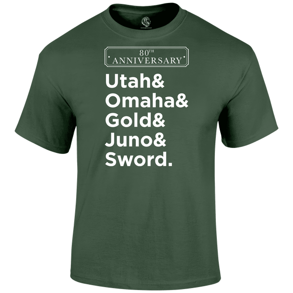 D Day Shirt Beaches 80 T Shirt