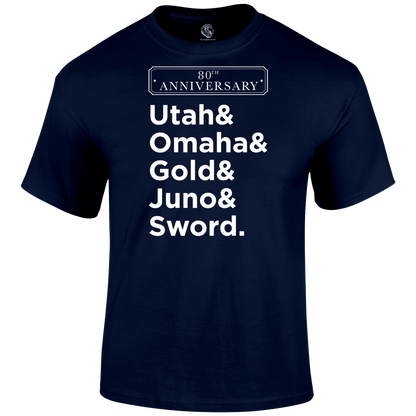 D Day Shirt Beaches 80 T Shirt