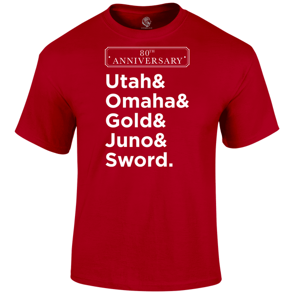 D Day Shirt Beaches 80 T Shirt