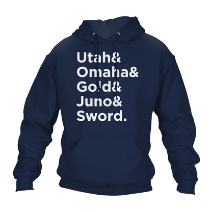 Remembrance Day Hoodie D Day Beaches